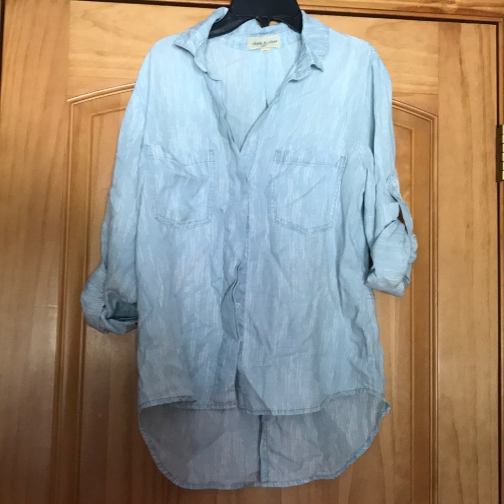 Loose jean jacket